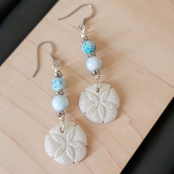 handmade Jewelry - Larimar • Agate • Stainless One-of-a-kind …